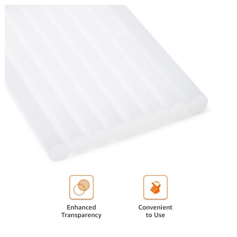 10PCS Glue Stick, Clear Hot Melt Adhesive,for Crafting