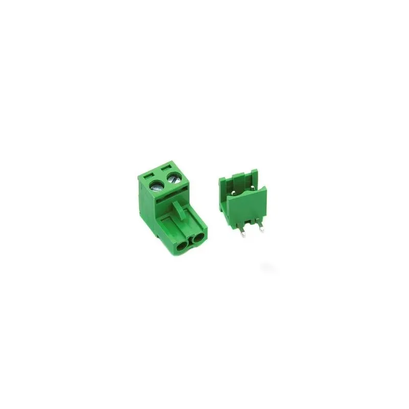 2EDGK 5.08mm Terminal Connector 2Pin Male Female Angle Pluggable PCB Mount