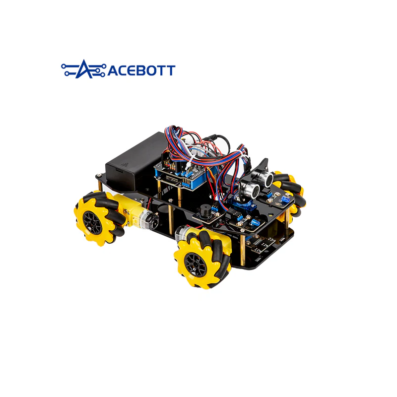 ACEBOTT ESP32 Smart Car Starter Kit with 4WD Mecanum Wheel Off-road Car Muti-Direction