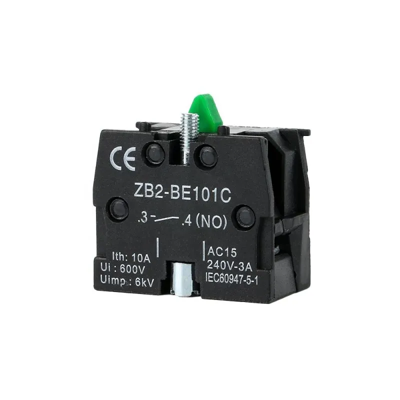ZB2-BE101C 1NO Contact Block 3A 240V AC for 22mm Push Button