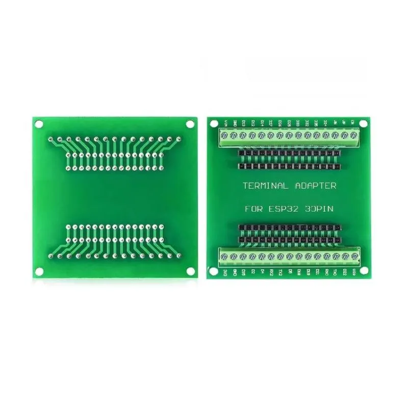 ESP32 30-Pin Terminal Adapter Board with Screw Terminals – GPIO Breakout Expansion Module