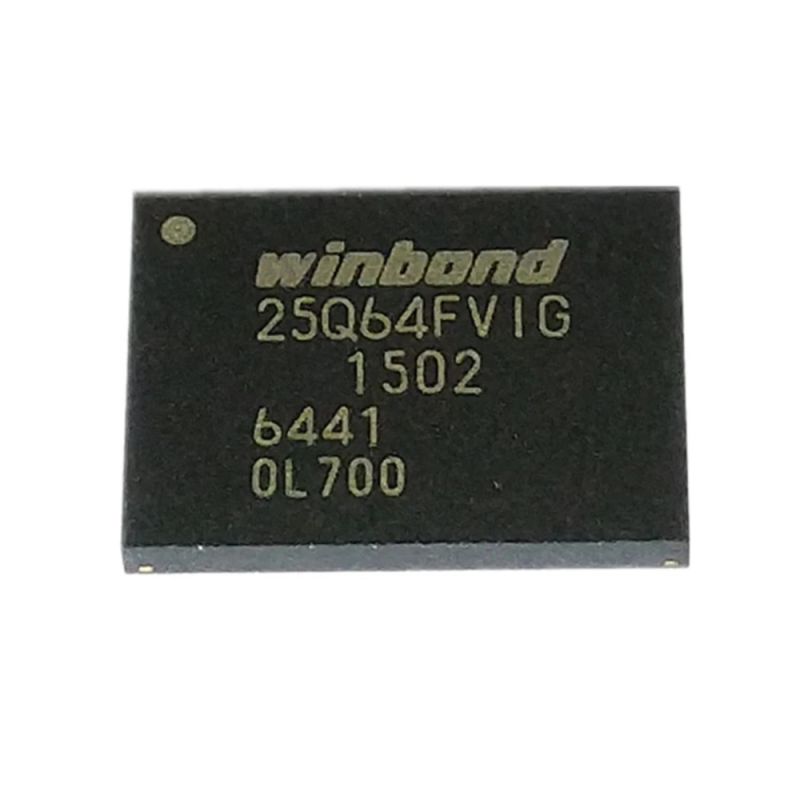 W25Q64FVIG, 64M-bit Serial Flash Memory, SPI,Dual,Quad SPI, SOIC-8