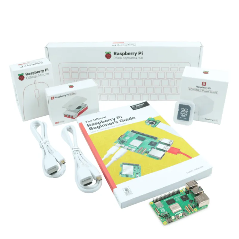 SC1170UK Raspberry Pi 5 Desktop Kit with Included Raspberry Pi 5 8GB Board – UK Version (Official)