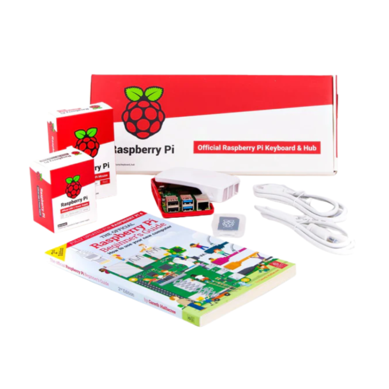 Official Raspberry Pi 4 Desktop Kit (UK), Includes Raspberry Pi 4 Model B – 4GB