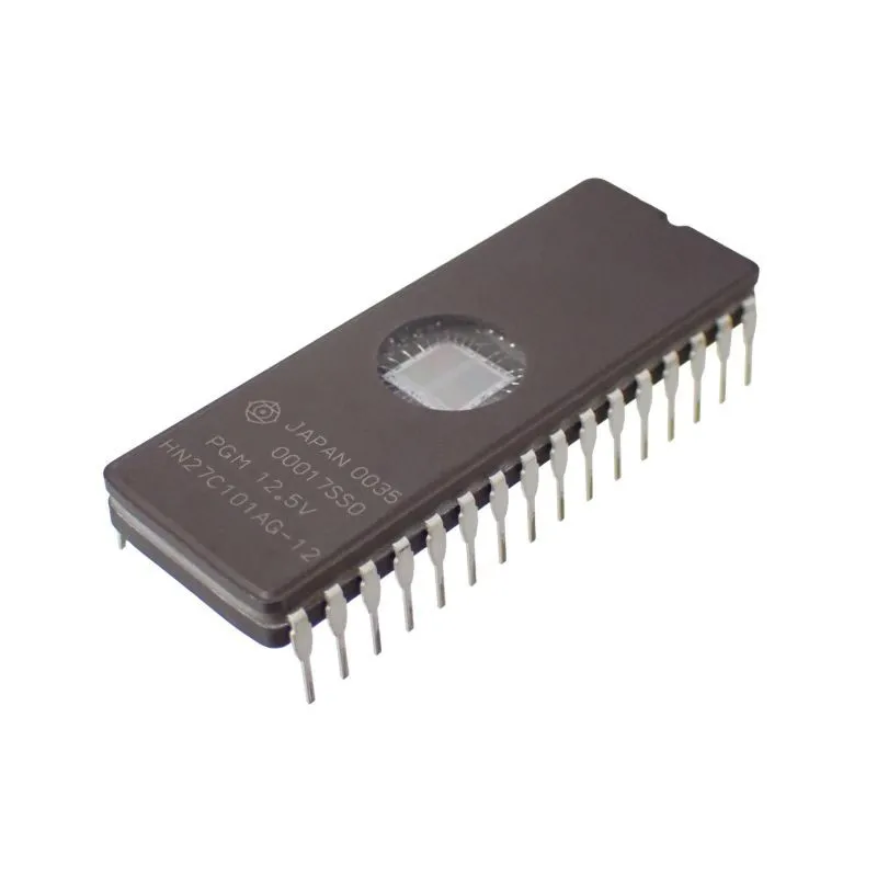 HN27C101AG-12, 1Mbit (128K x 8) UV EPROM, 5V, DIP-32