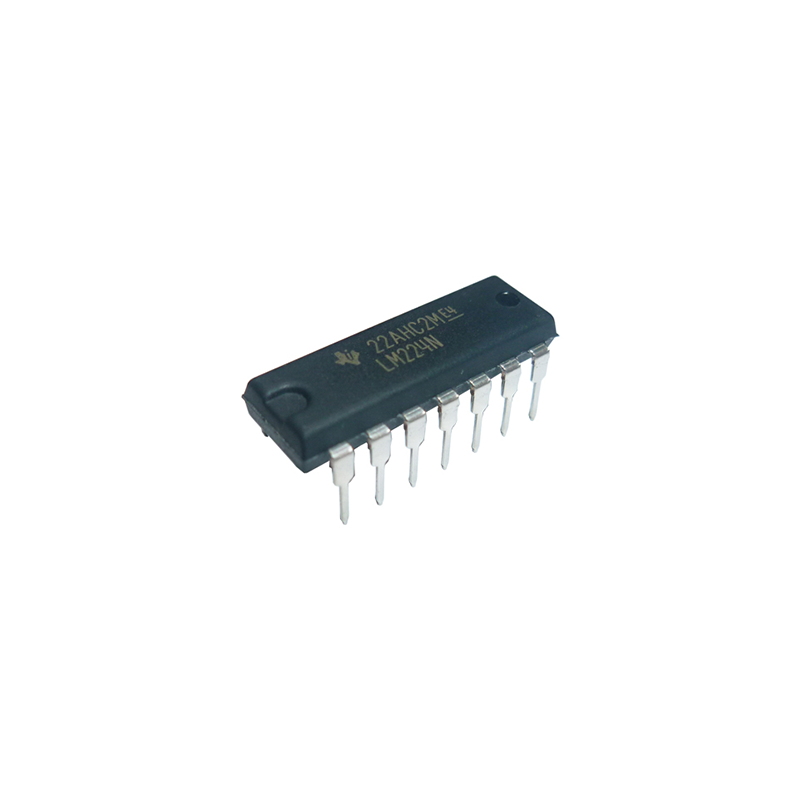 LM224N, Quad Operational Amplifier , DIP-14 , Low Power, Wide Voltage Range