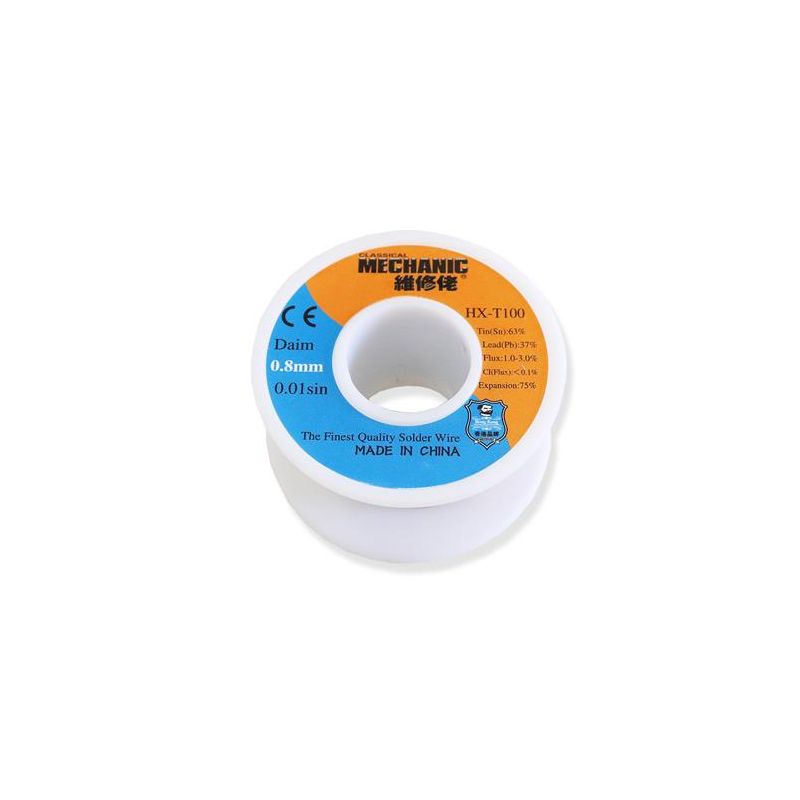 HX-T100,Solder Wire, 63/37,0.8mm
