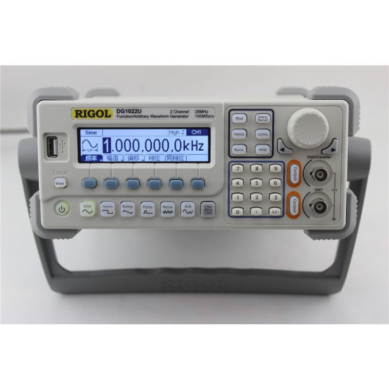 Digital Storage Oscilloscope DG1022U Function Arbitrary Waveform Signal Generator Frequency Generator 25Mhz Dual Channel Output