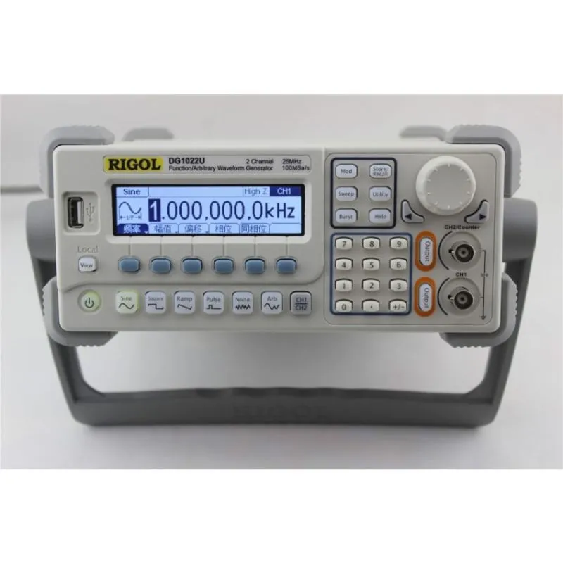 Digital Storage Oscilloscope DG1022U Function Arbitrary Waveform Signal Generator Frequency Generator 25Mhz Dual Channel Output
