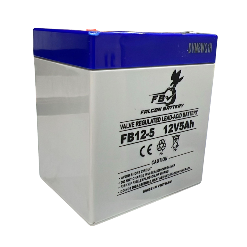 FB12-5Ah Valve Regulated Lead-Acid Battery, 12V 5Ah AGM