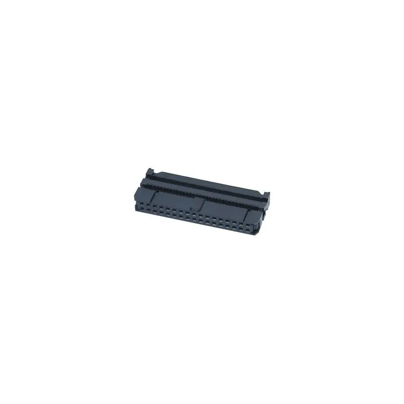 IDC Connector,2.54mm,F,34-Pin,Angled