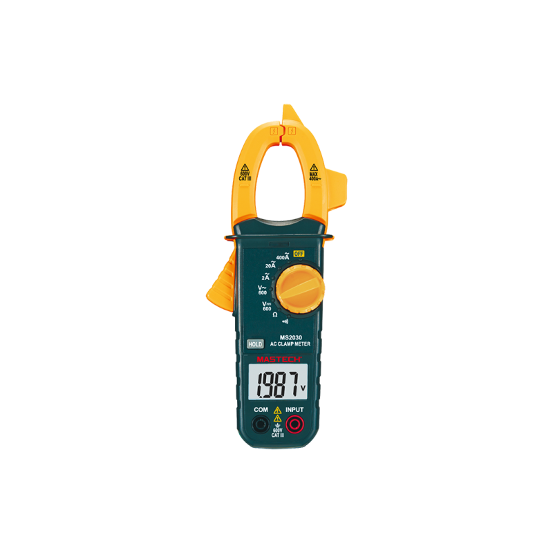 MS2030, Digital AC Clamp Meter – AC/DC Voltage, AC Current, Resistance Measurement