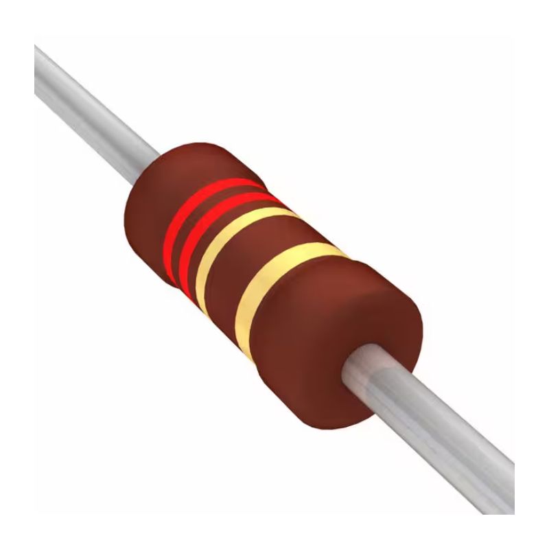 Resistor,2.2 Ohm,1W,Through Hole