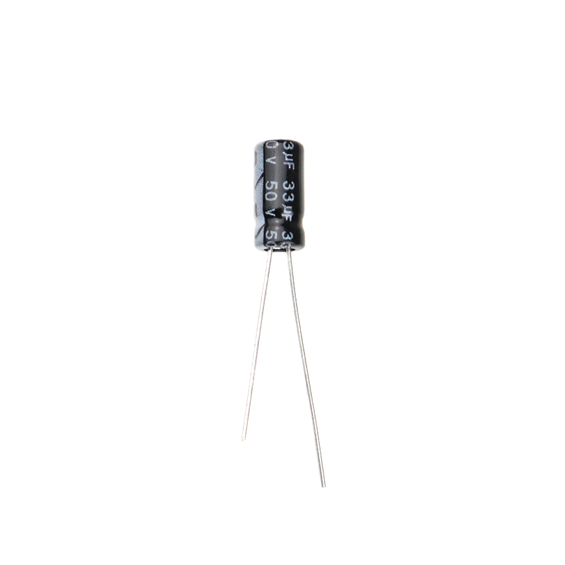 33uF Electrolytic Capacitor, 50V, Radial Leads