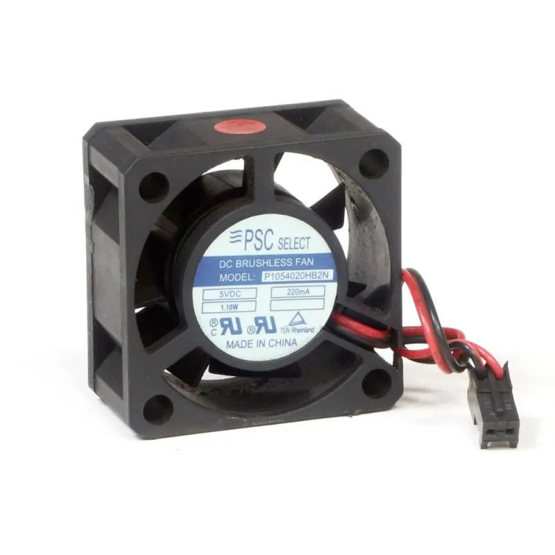 DC Brushless Fan, 5V, 1.4W, 280mA, Model P1054020HB2N - Efficient Cooling Solution