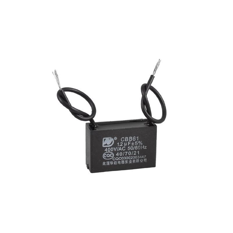 CB12B, Motor Run Capacitor ,1.2uF 400VAC - Compact and Reliable