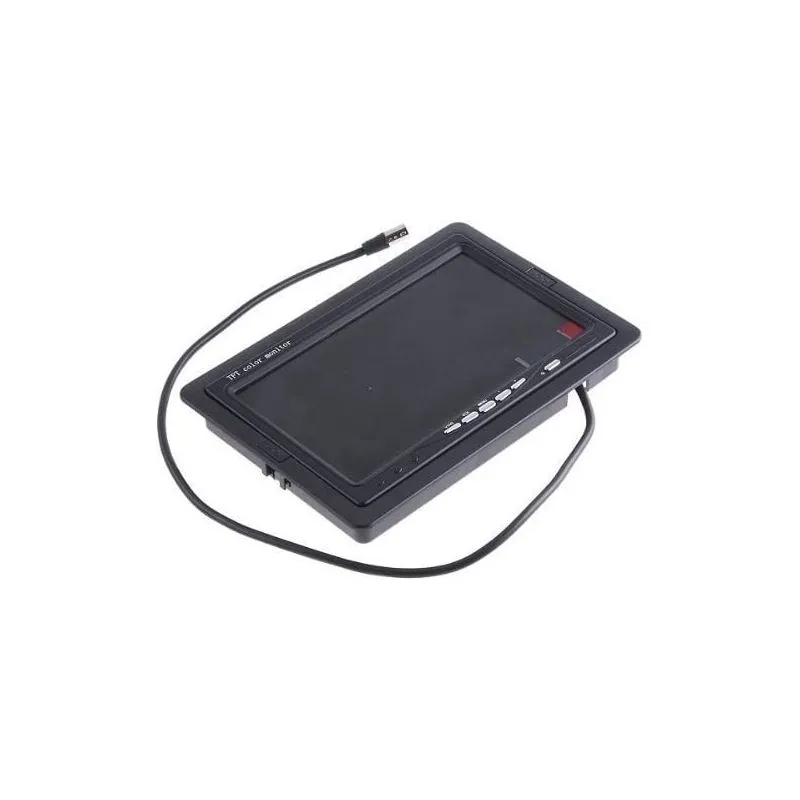 TFT Color Monitor,7-Inch,High-Resolution Display,Portable Design for CCTV & Car Rearview Systems