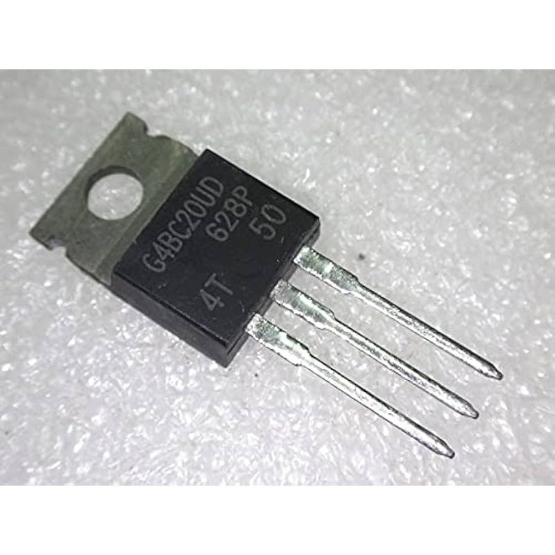 IRG4BC20UD, N-Channel UltraFast IGBT with Soft Recovery Diode, TO-220AB