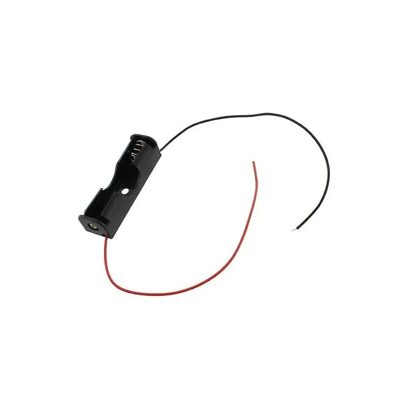 AA Battery Holder single slot with Leads,1.5V