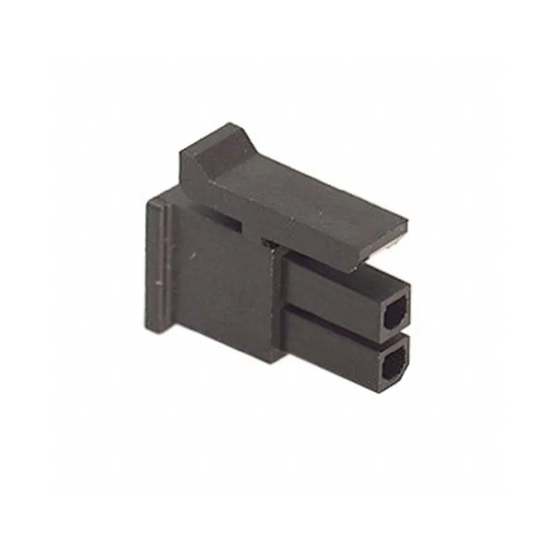 43025-0200 2 Rectangular Connectors - Housings Receptacle Black 0.118" (3.00mm)