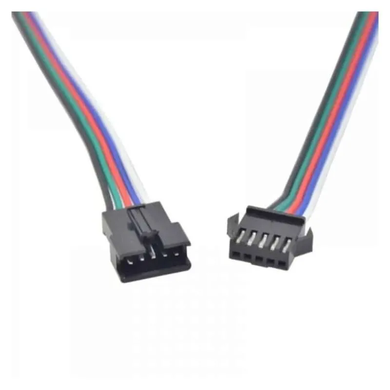 JST-SM,Connector with Wire, M/F,300mm,22AWG,5-Pin