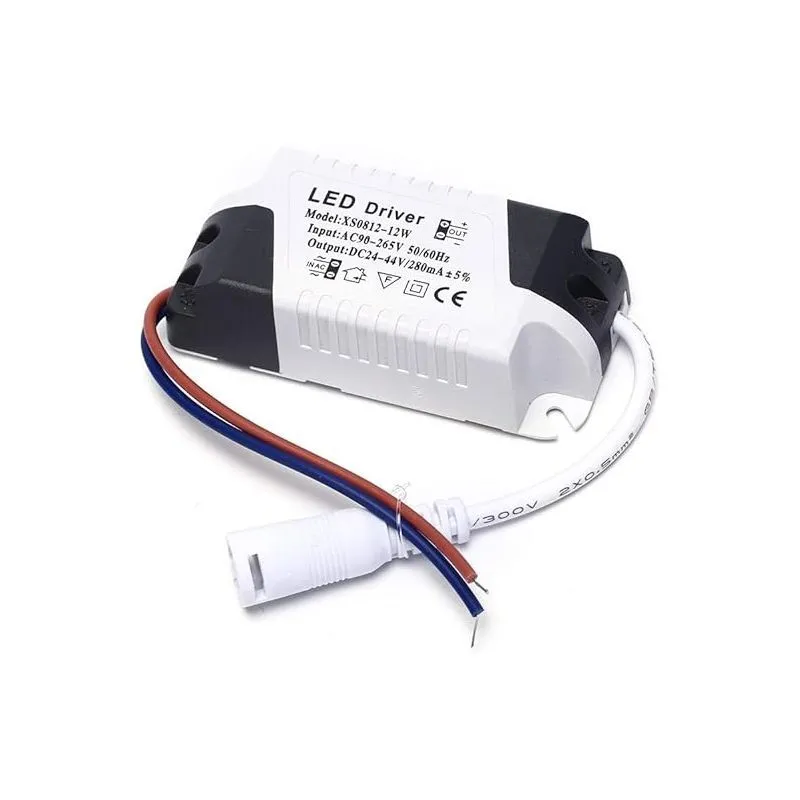 LED Driver; 8-12W; Input AC 90V-265V;Output DC 24-44V / 280ma; 50/60 Hz