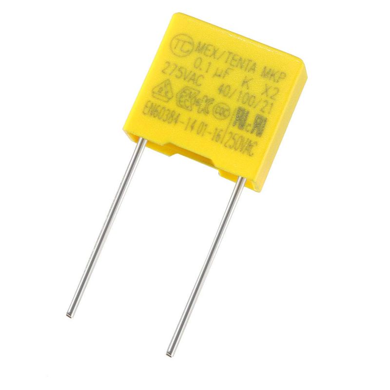 Polypropylene Film Capacitor,0.1uF,275V,X2