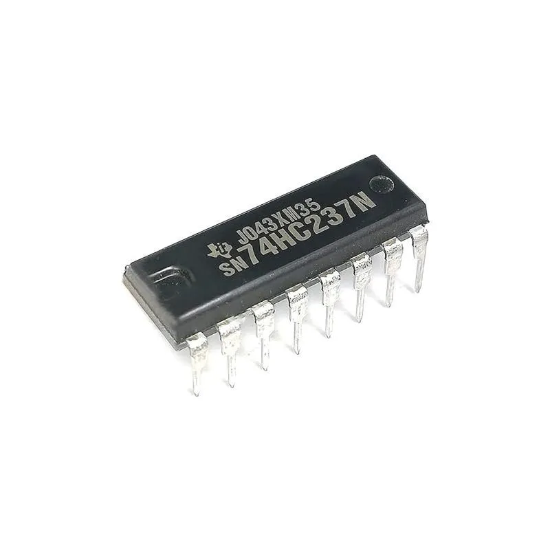 MC74HC237N, 3-to-8 Line Decoder,Demultiplexer with Address Latches, DIP-16
