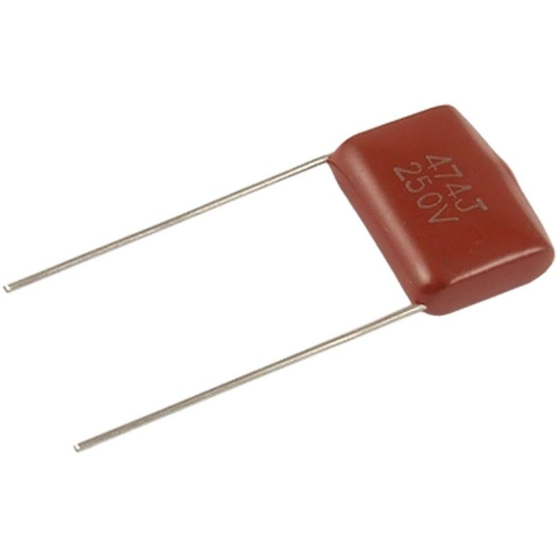 Polypropylene Film Capacitor,474J ,0.47uF, 250VLow Loss, Radial Leads
