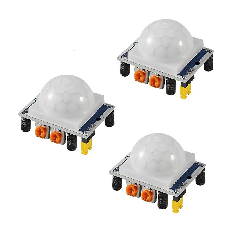 HC-SR501,PIR Motion Sensor Modules,Adjustable IR,High Sensitivity,3 Pieces