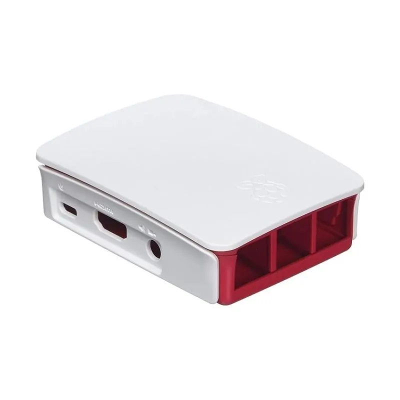 Raspberry Pi 3 Case &ndash; Red/White, Compatible with Raspberry Pi 2 & 3 Models