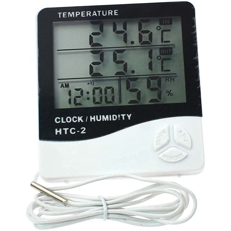 HTC-2 High Quality Room Electronic Temperature Humidity Meter Digital ...