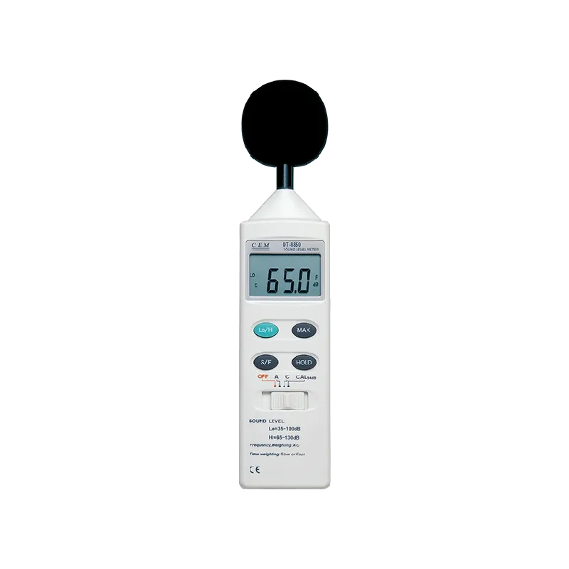 DT-8850, Sound Level Meter, 35–130 dB Range, A/C Weighting
