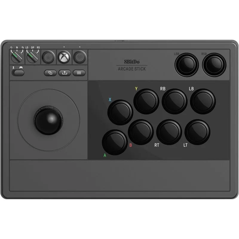 81JA02D,Arcade Stick for Xbox - Black, Wired USB Arcade Controller, Customizable Buttons