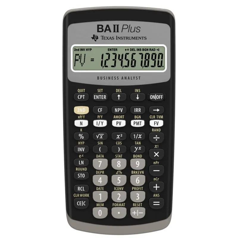 Texas Instruments BAII Plus Financial Calculator/G