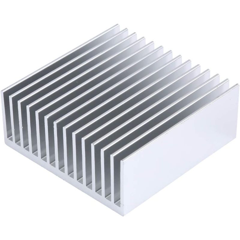 50mm Aluminum Heat Sink, 50 x 50 x 20 mm, Efficient Thermal Dissipation