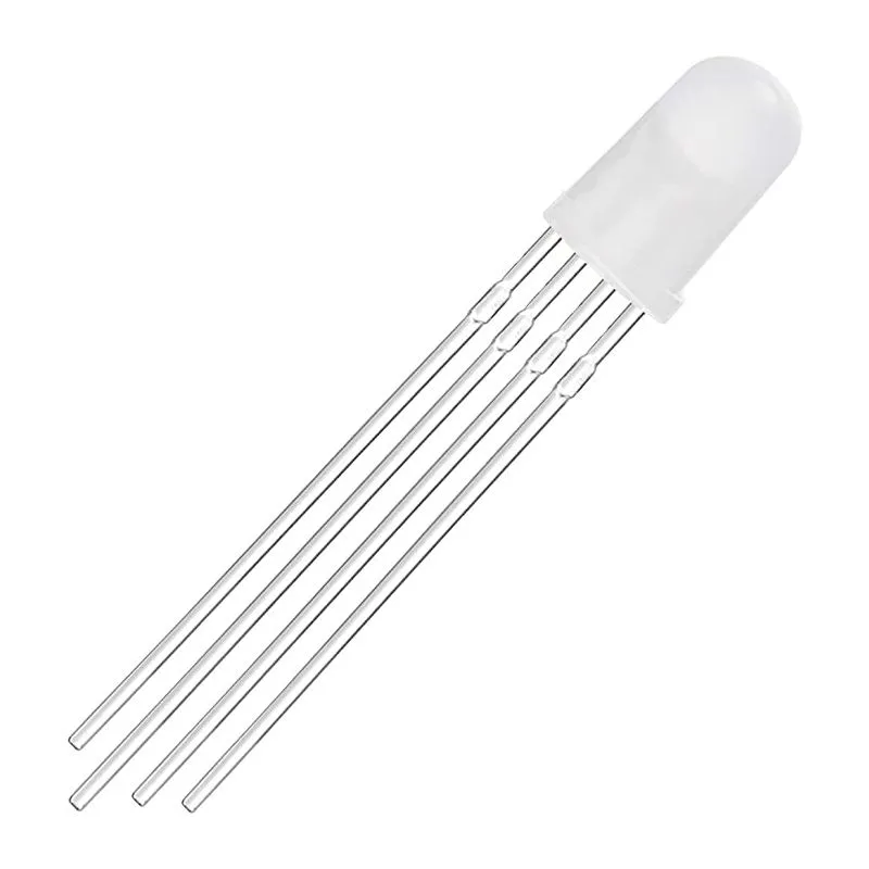 RGB LED,Common Anode,Tri-Color,5mm 