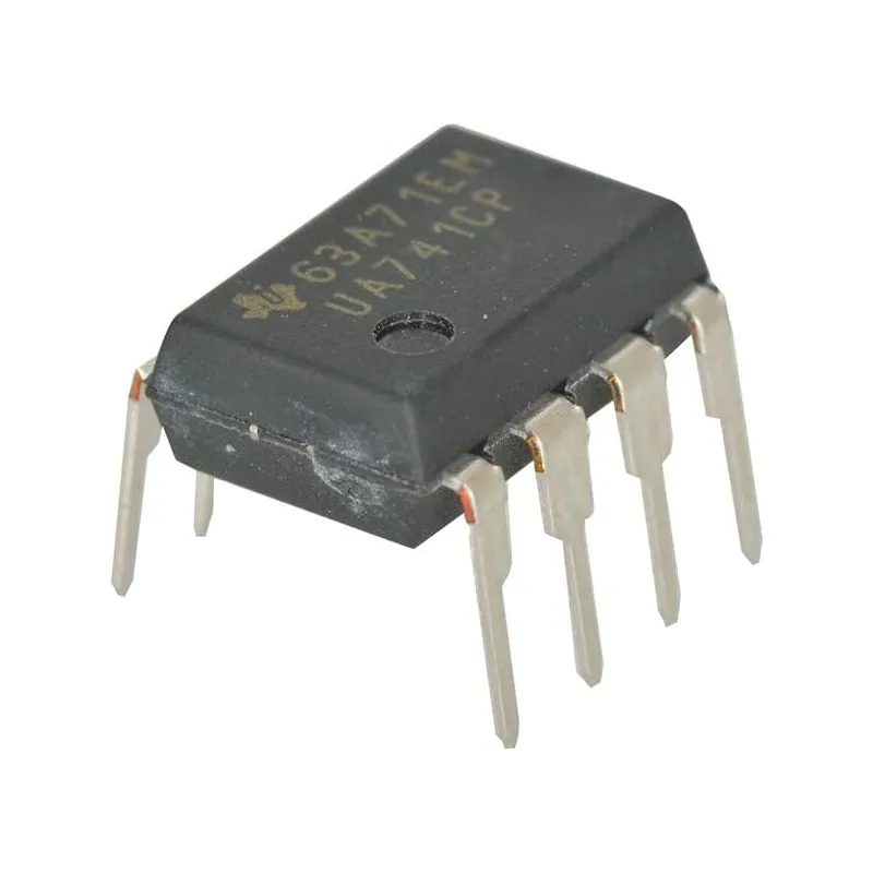 UA741CP, General-Purpose Single Op-Amp, 22V Supply, DIP-8 Package
