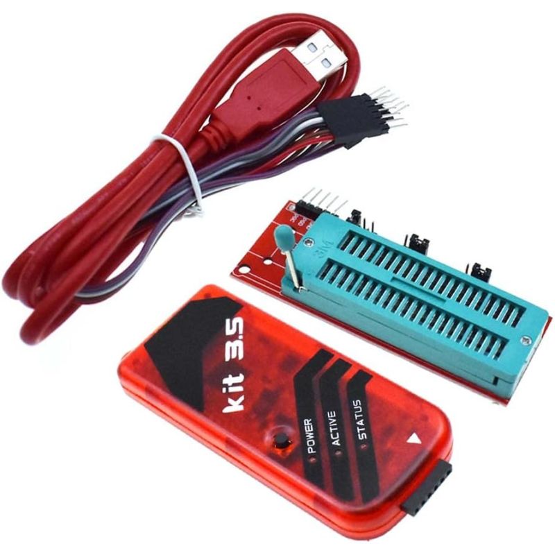 PICKIT 3.5 Programmer & Debugger for PIC Microcontrollers with ZIF Socket and USB Cable