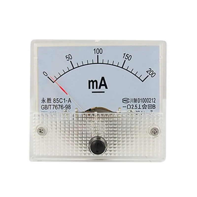 85C1-A/200MA,Analog Ammeter,Easy Installation