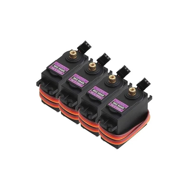 MG996R,Digital Servo Motor for RC Helicopter and Robots, 4-Pack,55g Metal Gear