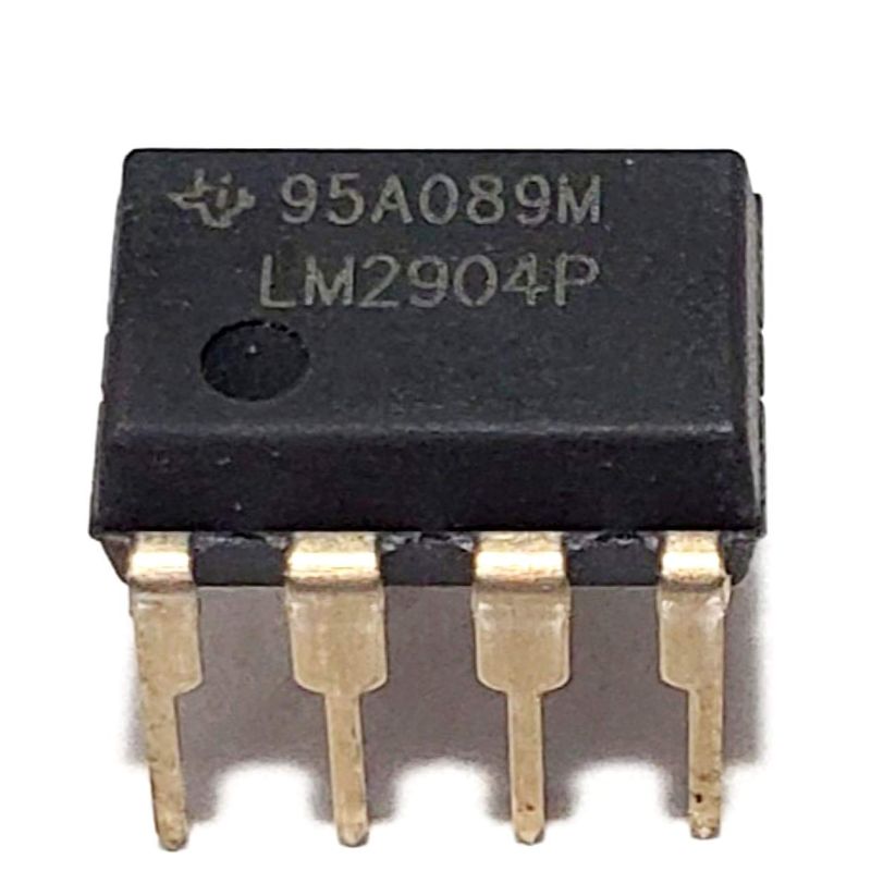 LM2904, Dual Operational Amplifier, PDIP-8, 32V Supply Range, Low Power Consumption