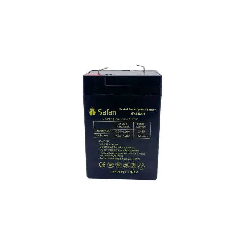 Safan 12V, 4.5Ah Lead-Acid Battery