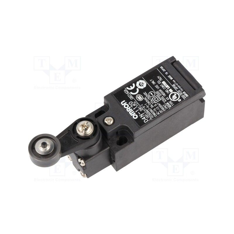 D4N-1120 ,Limit Switch, 3A 240VAC, 0.27A 250VDC, IP67, Rotary Lever Actuator