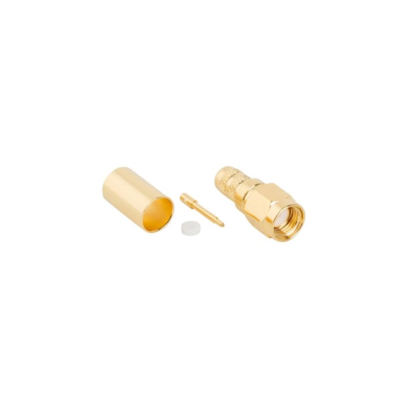 132231 Amphenol RF CONN SMA PLUG STR 50 OHM SOLDER