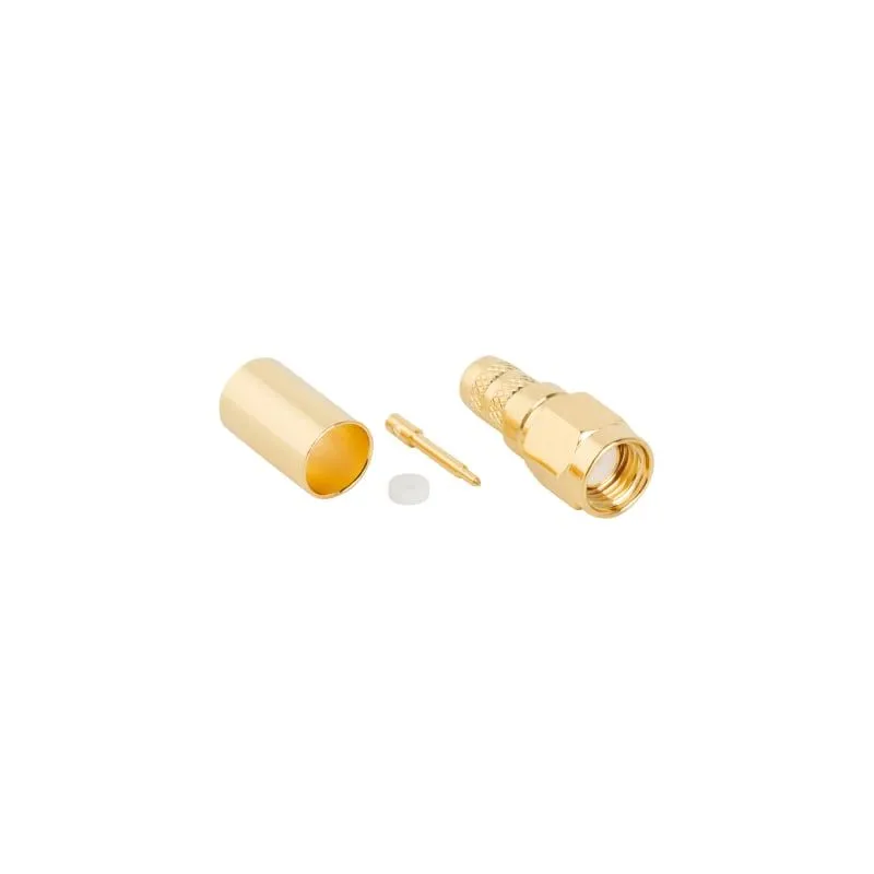 132231 Amphenol RF CONN SMA PLUG STR 50 OHM SOLDER