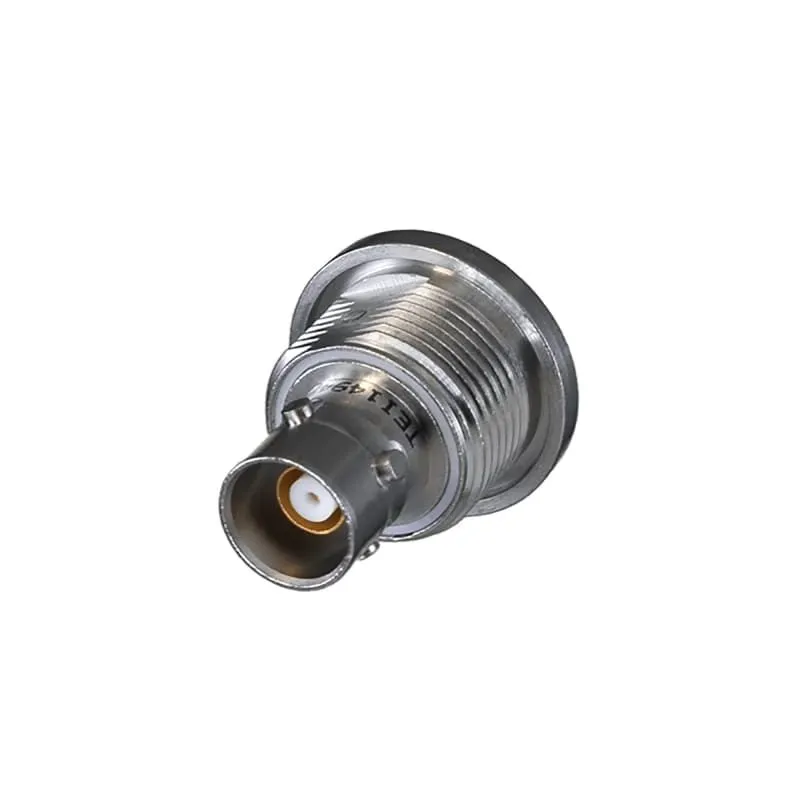 BJ75 RF / Coaxial Connector, Twinax / Triax Coaxial, Straight Bulkhead Jack, Solder, Beryllium Copper