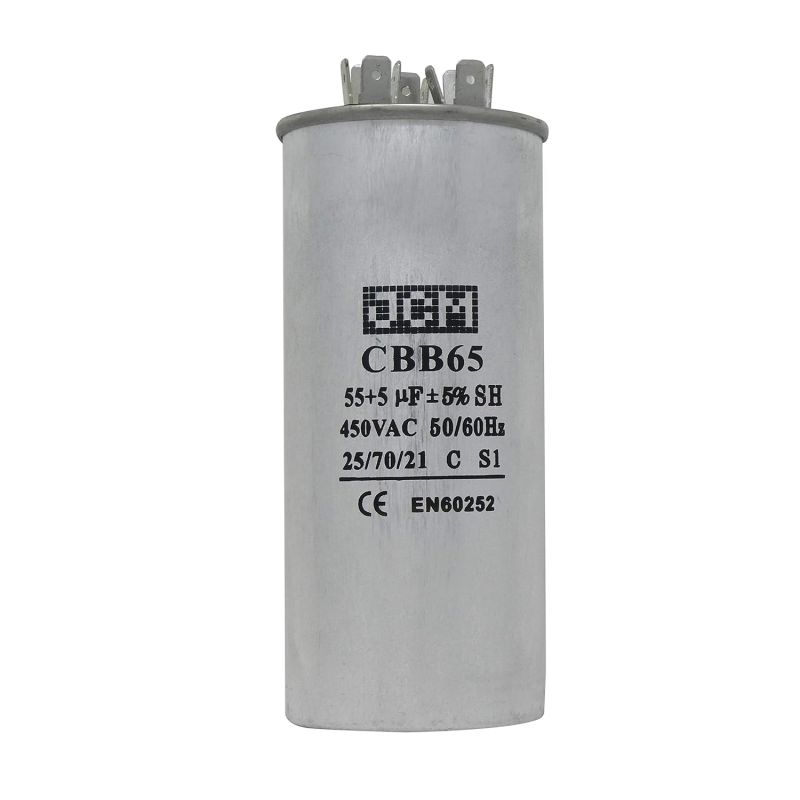 CBB65,Motor Capacitor, 55+5uF,450VAC