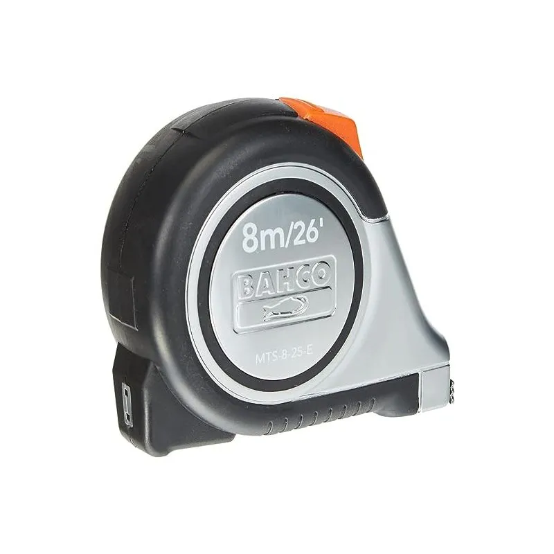 Tape measure 8m Bahco MTS825E Auto Tape 8m/26ftReversible Magnetic Tip