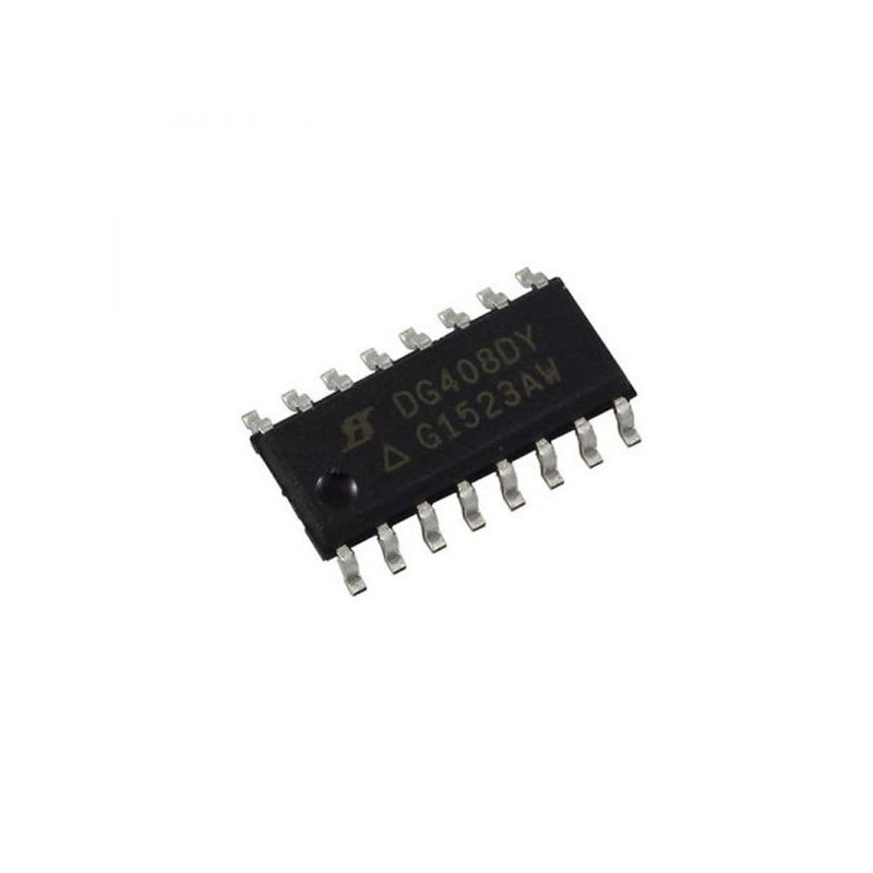 DG408DY, 8-Channel Single-Ended Analog Multiplexer, SOIC-16